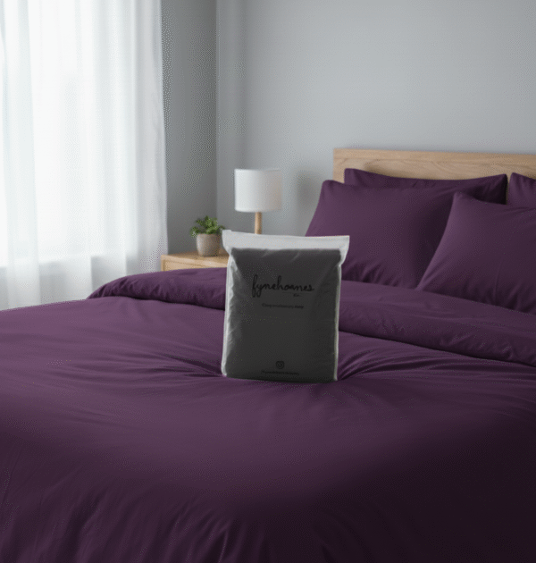 Premium Bedsheet Set – Deep Purple